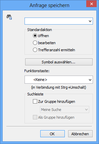 Saved searches – Save search